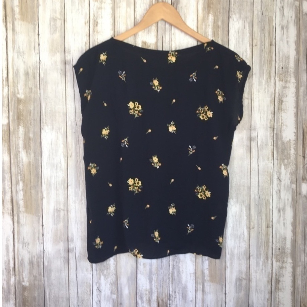 Loft Blue Floral Blouse - Picture 2 of 5